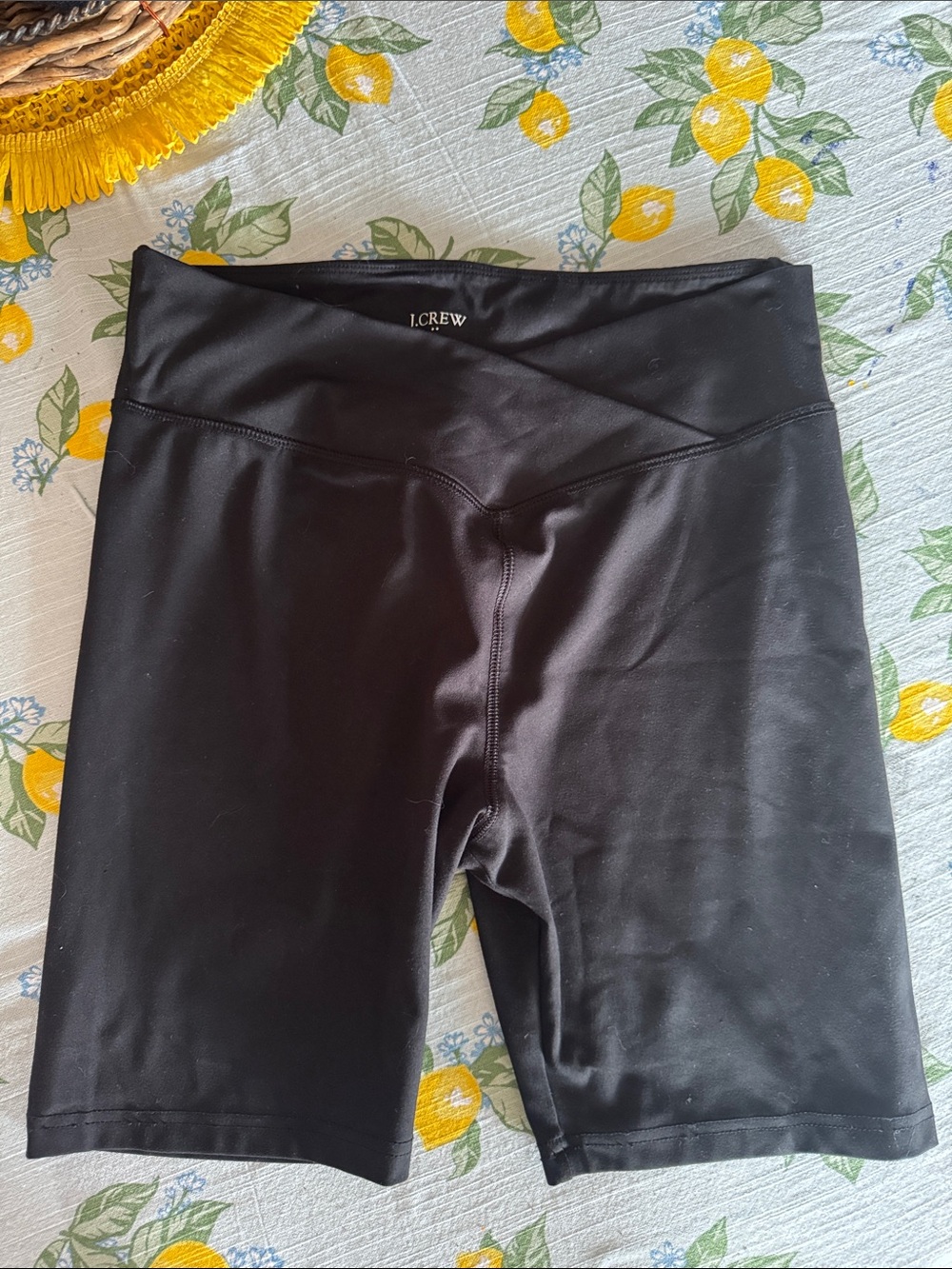 J. Crew Black Stretch Bike Shorts